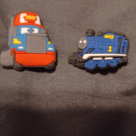 Croc Truck/ Train jibitz shoe charm bundle - Picture 1 of 1